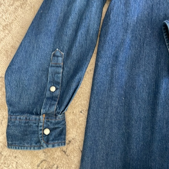 Denim Pearl-Snap Shirt - Picture 7 of 11